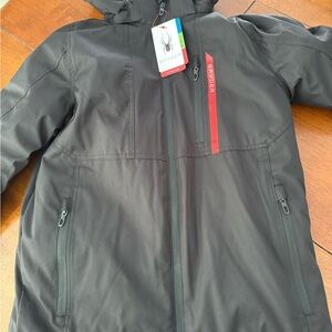 Boys size Large, Spyder Black and Red Jacket